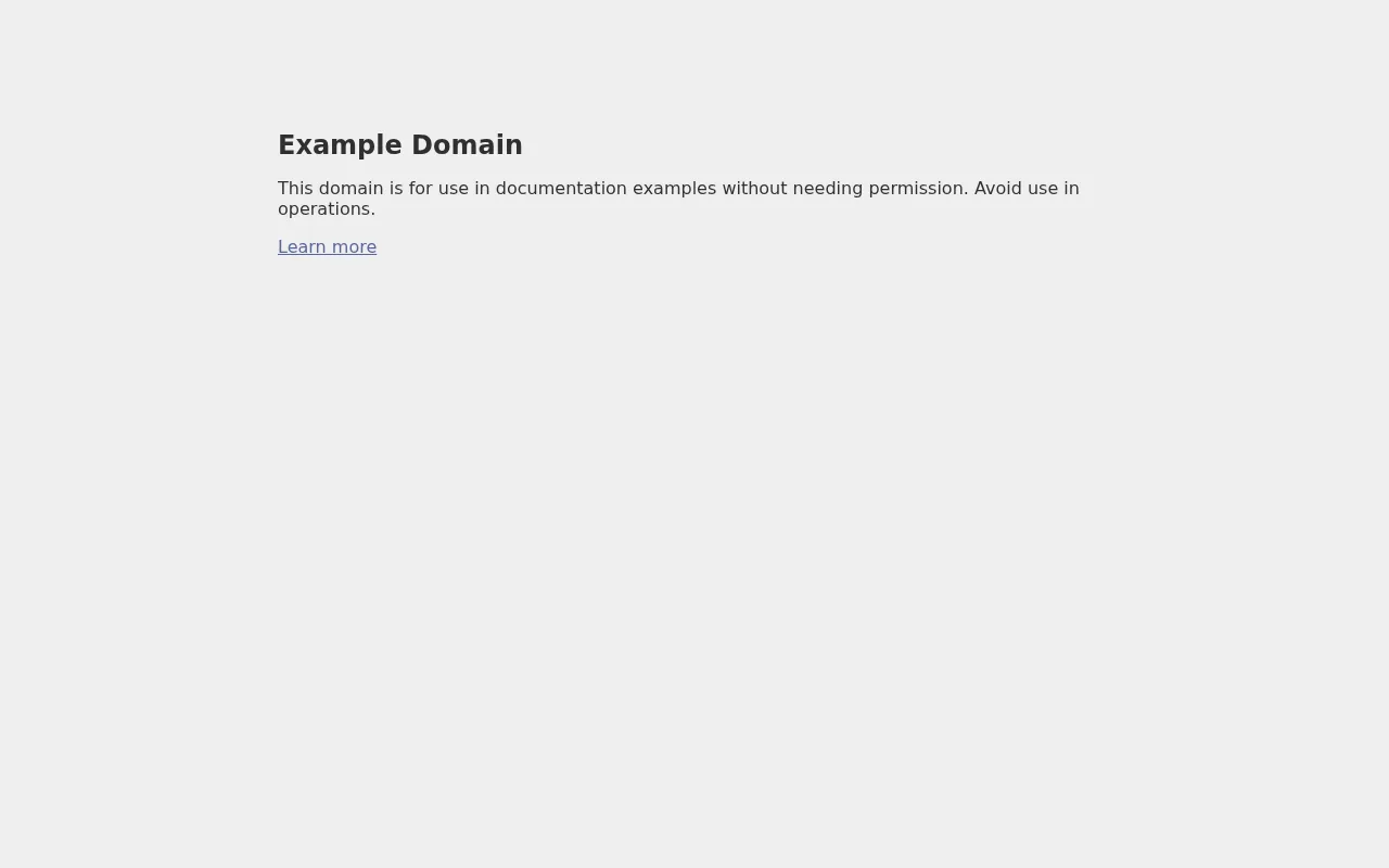 Example screenshot produced by the API